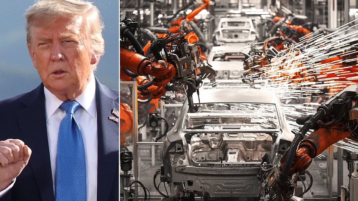 Relief for Britain's car industry as it is confirmed Trump tariffs will be cut from 27.5% to 10%