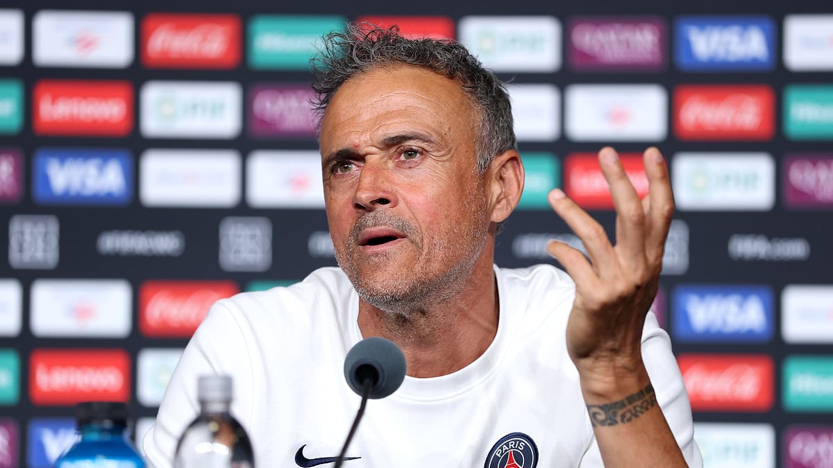 PSG boss Luis Enrique blasts FIFA over Club World Cup pitches as he compares them to 'NBA courts full of holes' - and claims the ball has been 'jumping around like a RABBIT'