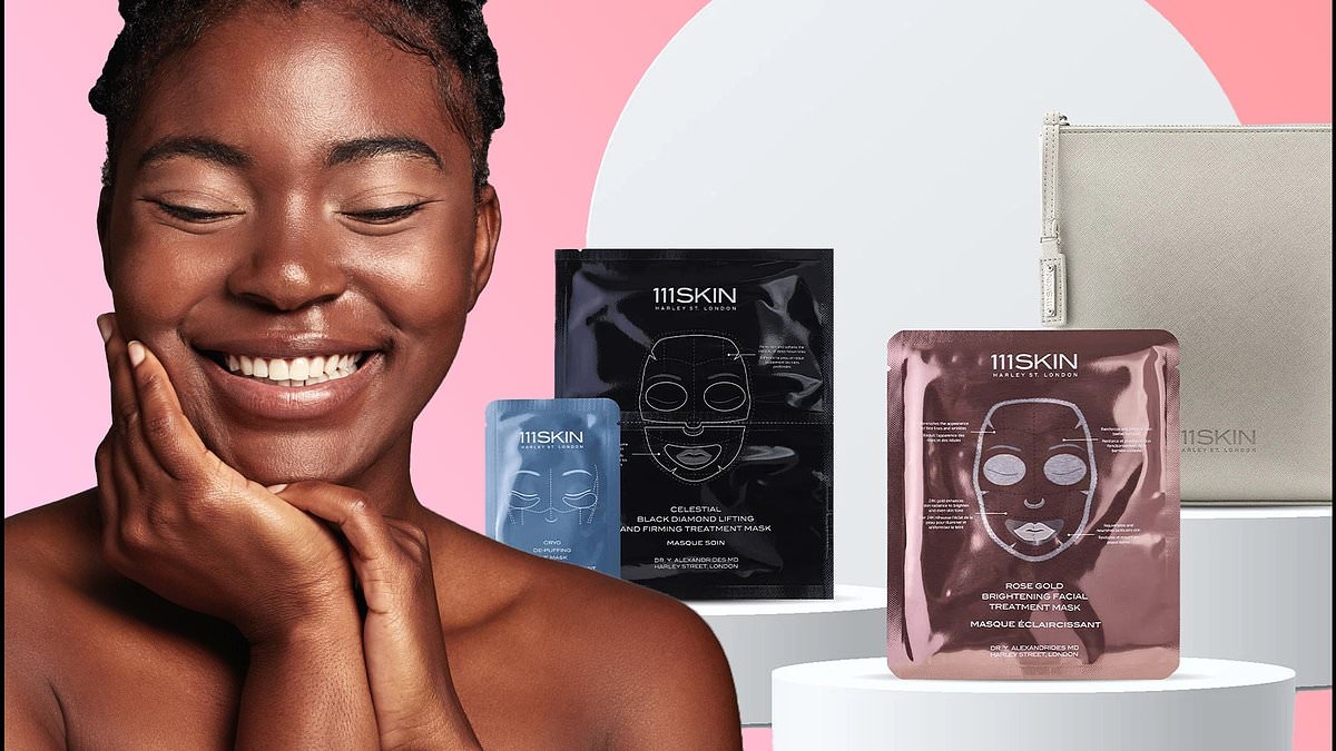 Unlock celebrity glow: Hollywood's favorite 111SKIN face masks are on sale with 20% off in 'Mix & Mask' bundle deal