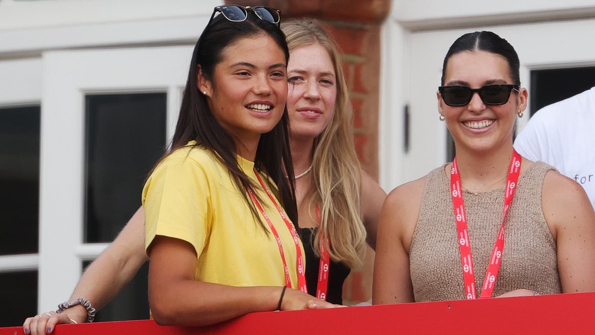 EXCLUSIVE 'Coy' Emma Raducanu's 'gaze softened' while praising Carlos Alcaraz - as body language expert says romance may be brewing courtside