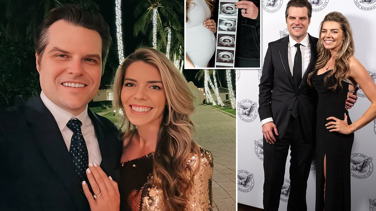 Baby Gaetz is on the way as Matt Gaetz wife reveals she's pregnant with couple's first child