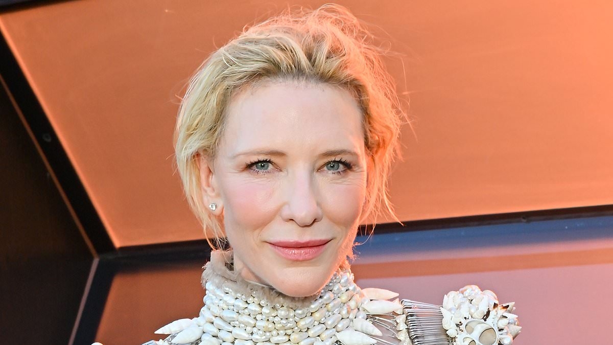 Cate Blanchett steps out in bizarre mermaid-themed outfit at Serpentine Gallery Summer Party in London