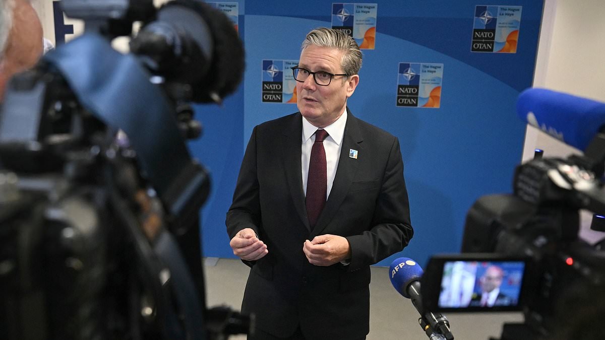 Starmer says Trump is 'absolutely committed to the importance of Nato' after president raises doubts about Article 5 'collective defence' principle at tense summit