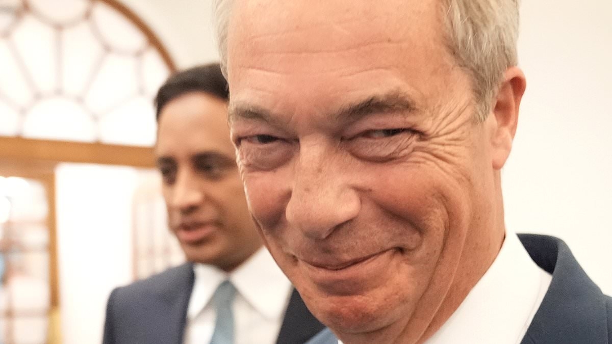 Megapoll finds Nigel Farage is on track for huge election win with 377 Reform MPs - while Labour would be slashed to just 118 and the Tories 29