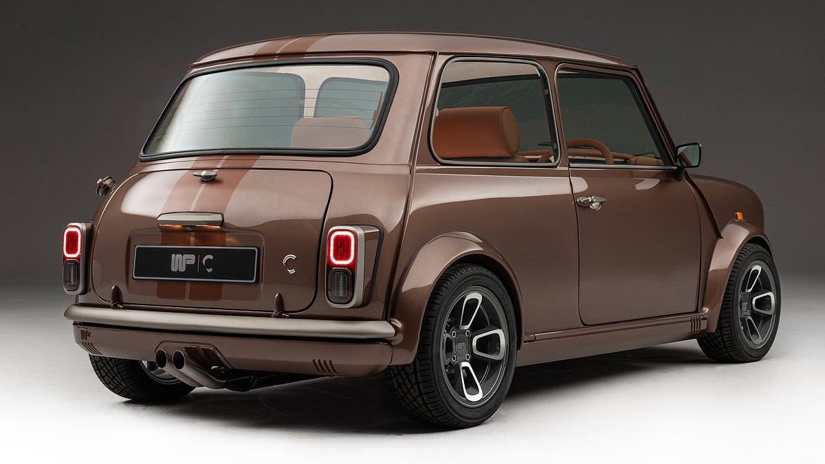 The classic Mini turned into a £75,000 hot hatch - and the first model built has been sold to... a model