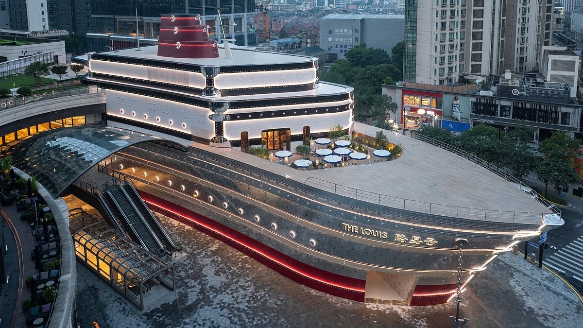 Louis Vuitton unveils brand new shop inside a life-size cruise ship