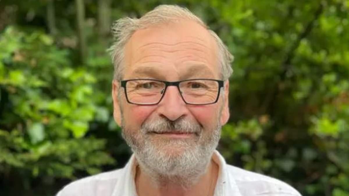Gardener, 65, miraculously survives freak chainsaw accident that saw him suffer catastrophic blood loss after he cuts his neck open - just millimetres from his windpipe