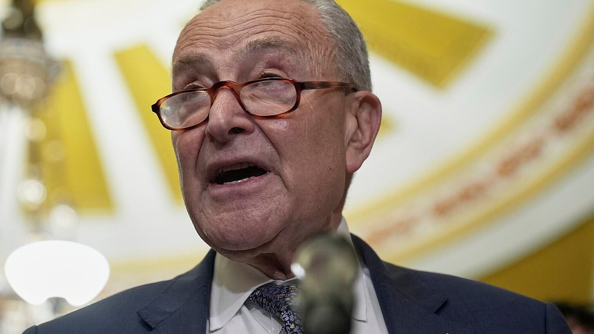 BREAKING NEWS Top Democrat Chuck Schumer rushed to the hospital