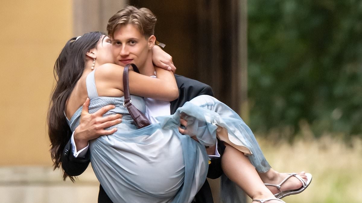 EXCLUSIVE Truth about the most romantic picture of 2025: It was taken after the Cambridge ball at 5:23am. Now the rugby hunk who swept a female guest off her feet reveals all