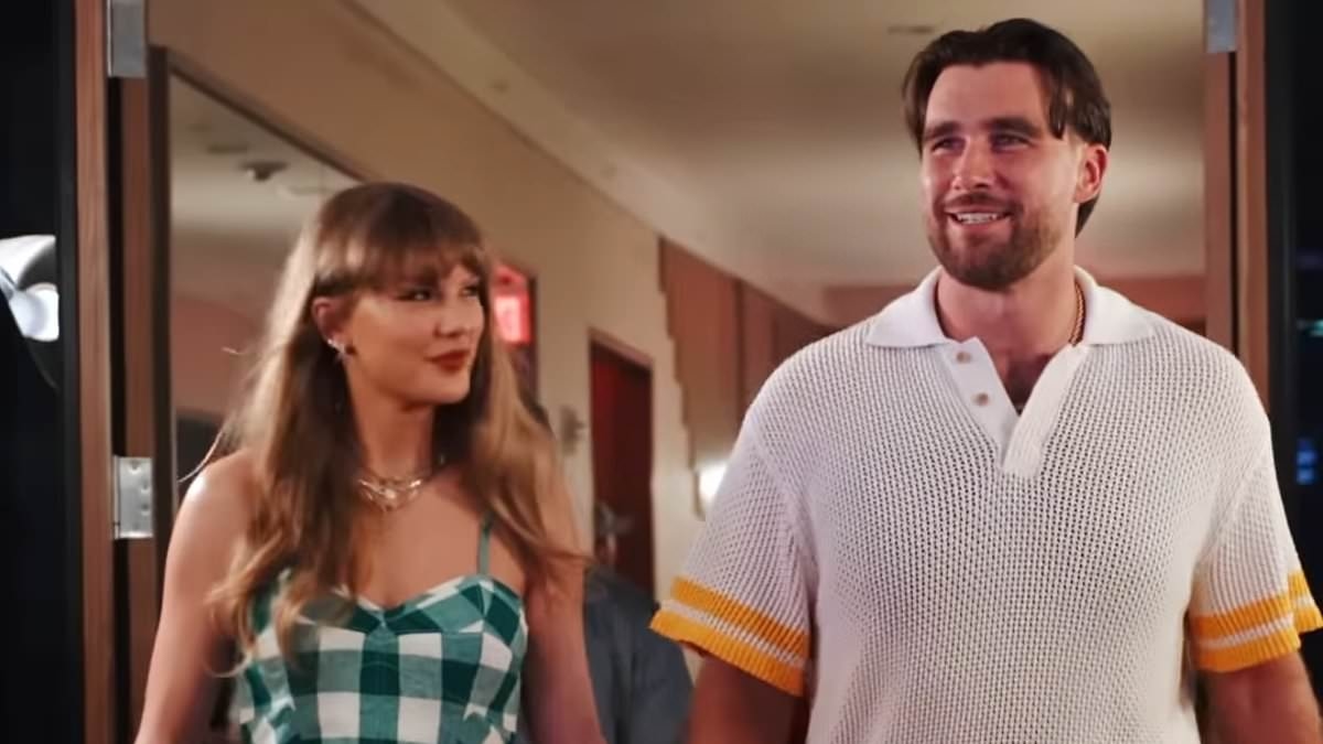 Taylor Swift and Travis Kelce flex with podcast bros Bussin with the Boys...after her surprise Nashville performance