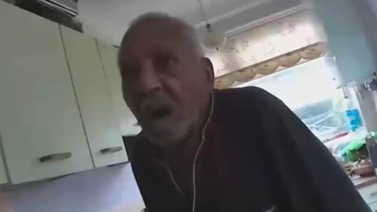 Moment 92-year-old is arrested at home over murder and rape of a pensioner almost 60 years ago