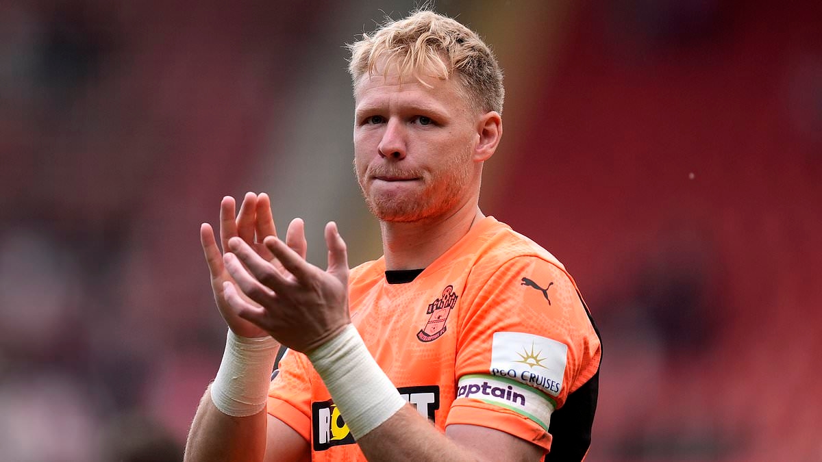 Arsenal legend is a surprise guest at Aaron Ramsdale's wedding celebrations as former Gunners goalkeeper parties with wife Georgina