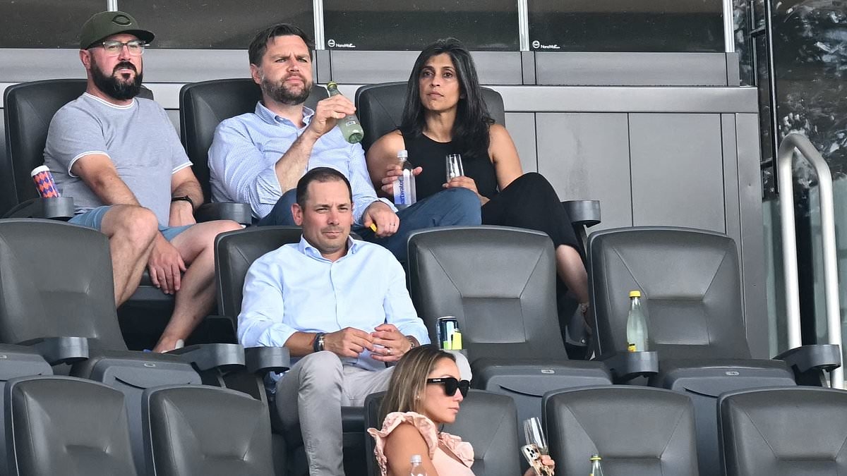 Snipers lurk on roof above JD Vance as VP attends Club World Cup game amid rising fears of Iranian sleeper cells