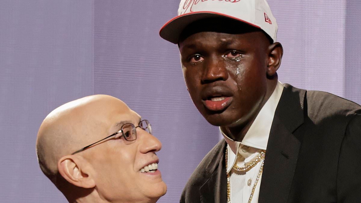 BREAKING NEWS Basketballer Khaman Maluach who feared being deported by Donald Trump gets picked in NBA Draft