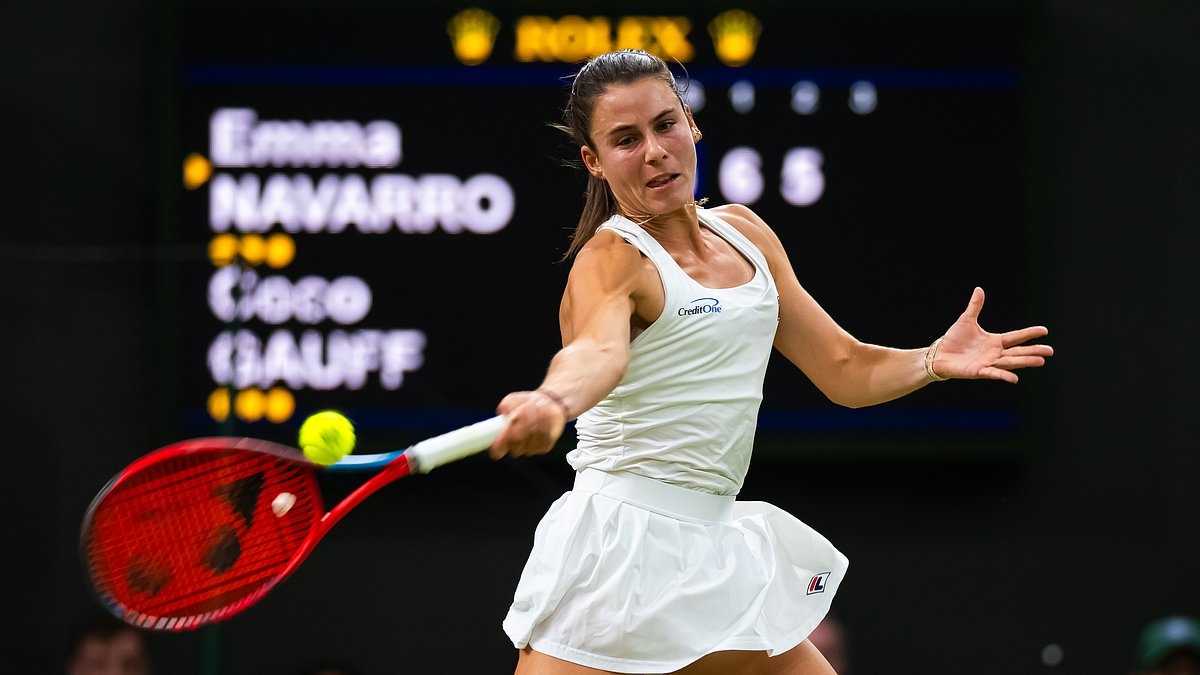 Meet the billionaire American beauty lighting up Wimbledon: Emma Navarro hates talk of her family's money... and she's looking for love!