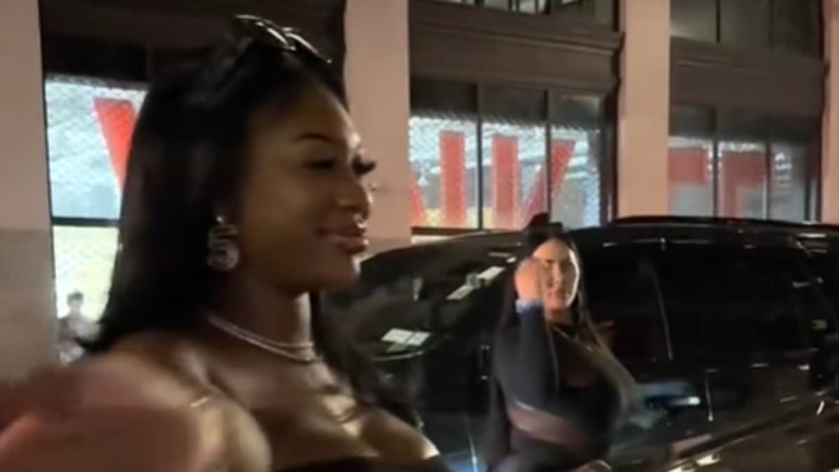 Cringeworthy moment NFL star dodges handsy fan as she makes inappropriate move in public