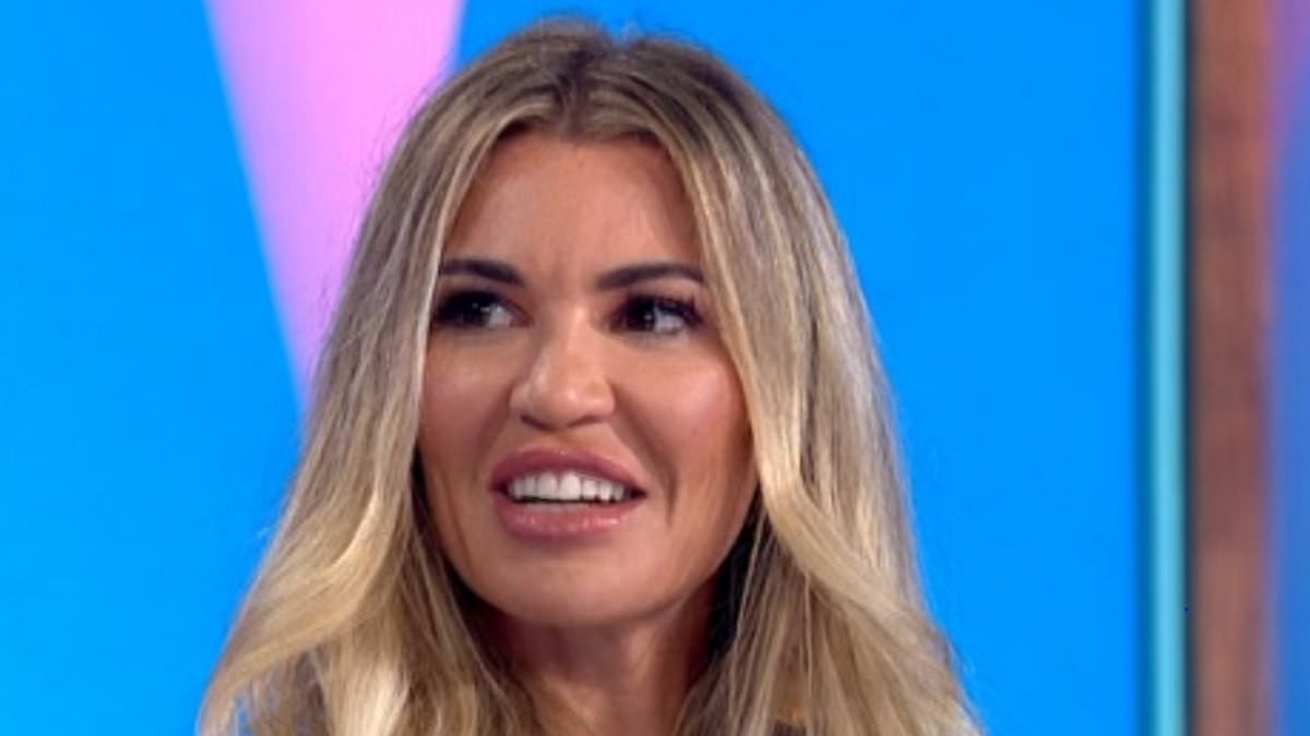 Christine McGuinness has VERY cryptic response as she's grilled about love life live on Loose Women - after crashing out of Celebs Go Dating because she's 'not ready for the scrutiny'