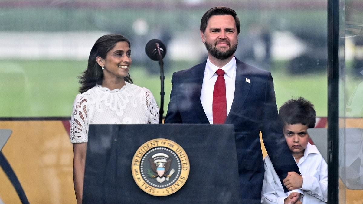 Usha Vance hints at another baby with JD Vance