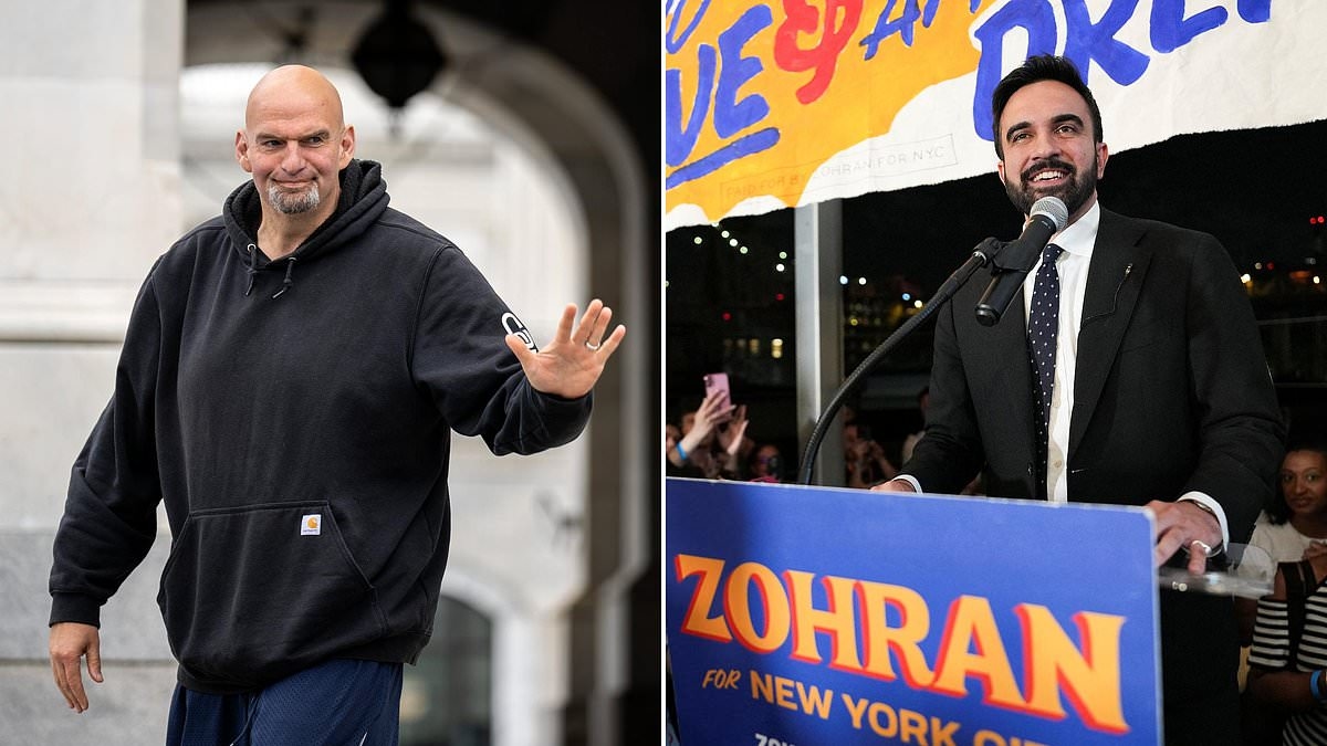 John Fetterman warns that likely new 'Democratic socialist' NYC mayor is 'Christmas in July' for the GOP