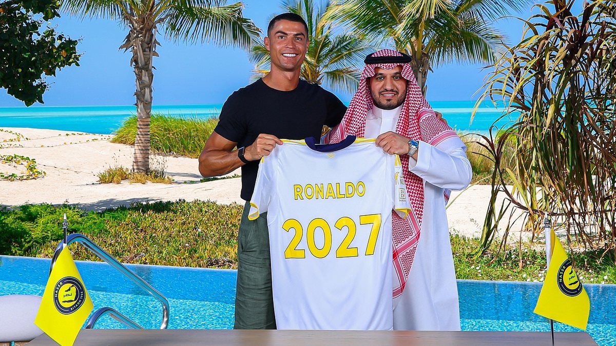 Cristiano Ronaldo signs new two-year deal with Al-Nassr to extend stay in Saudi Arabia - with ex-Man United star set to continue career until at least his 42nd birthday!