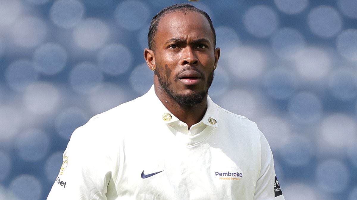 England make Jofra Archer decision for second Test against India after fast bowler returned to red ball cricket for Sussex