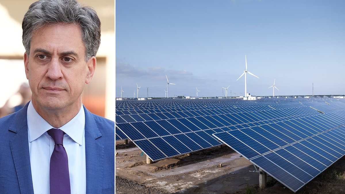 Miliband ditches £25bn Morocco to Britain undersea power line project to focus on domestic renewables