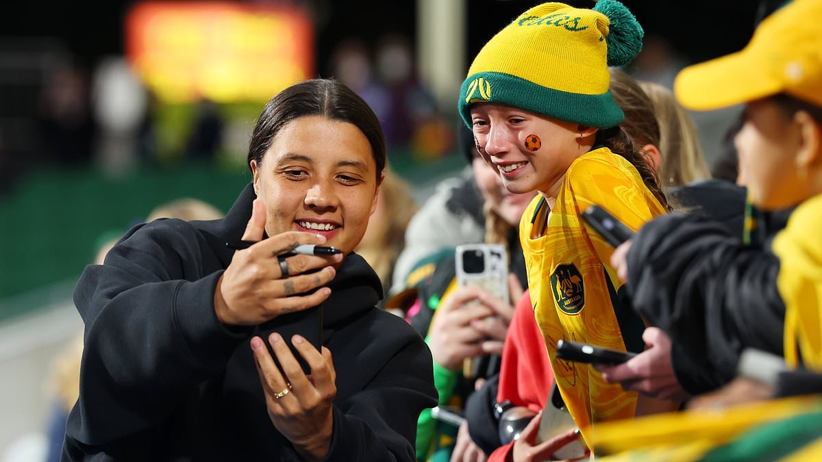 Matildas start a new era with 3-0 win - but the best moment happened off the field with Sam Kerr