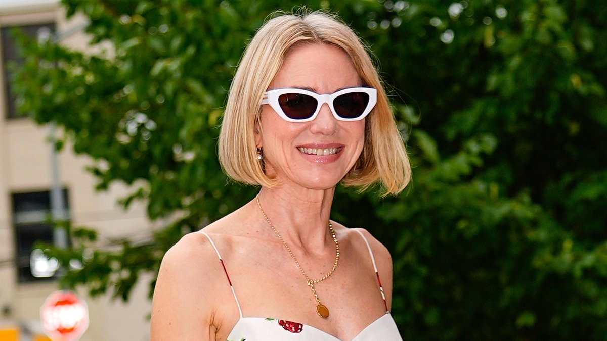 She's just like us! Naomi Watts suffers awkward wardrobe malfunction as she steps out in New York City