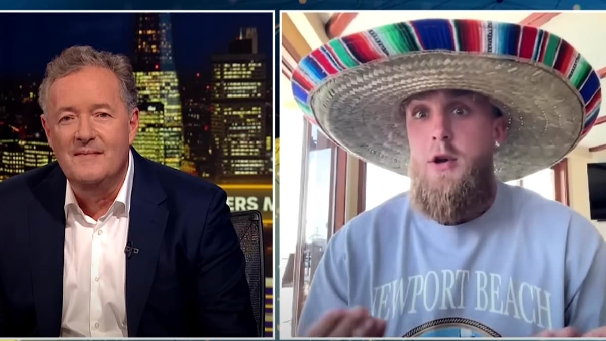 BREAKING NEWS Jake Paul furiously storms off Piers Morgan's TV show mid-interview after dropping brutal insult