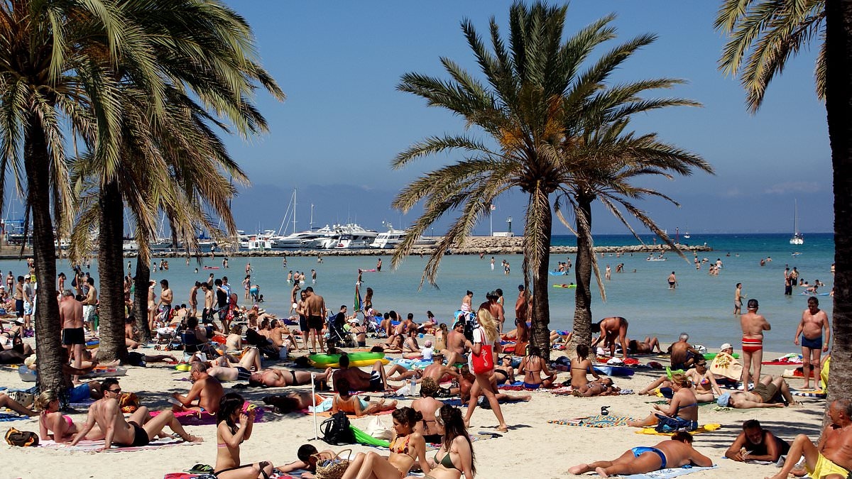 BREAKING NEWS Brit tourist, 41, plunges off a wall to his death in Majorca after losing his balance