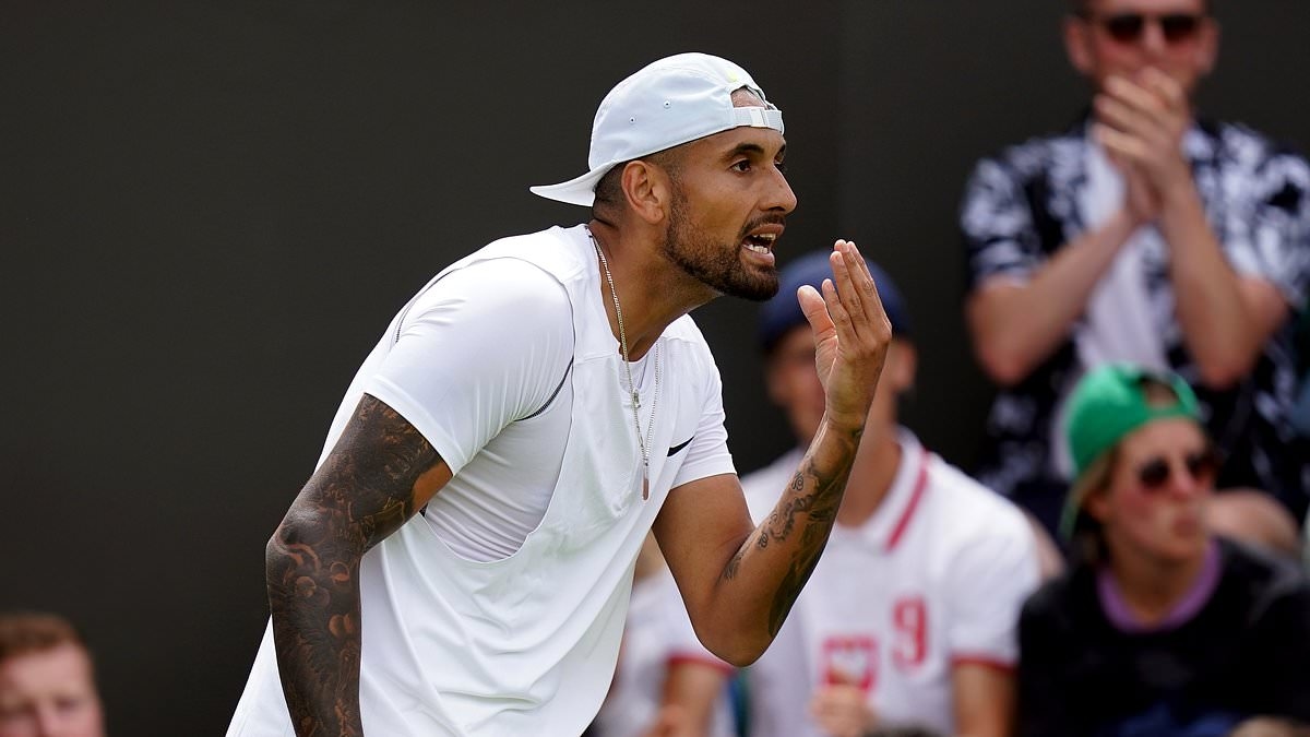 Nick Kyrgios 'lands eye-catching new role at Wimbledon' weeks after being dropped by the BBC and hitting out at decision as 'very strange'