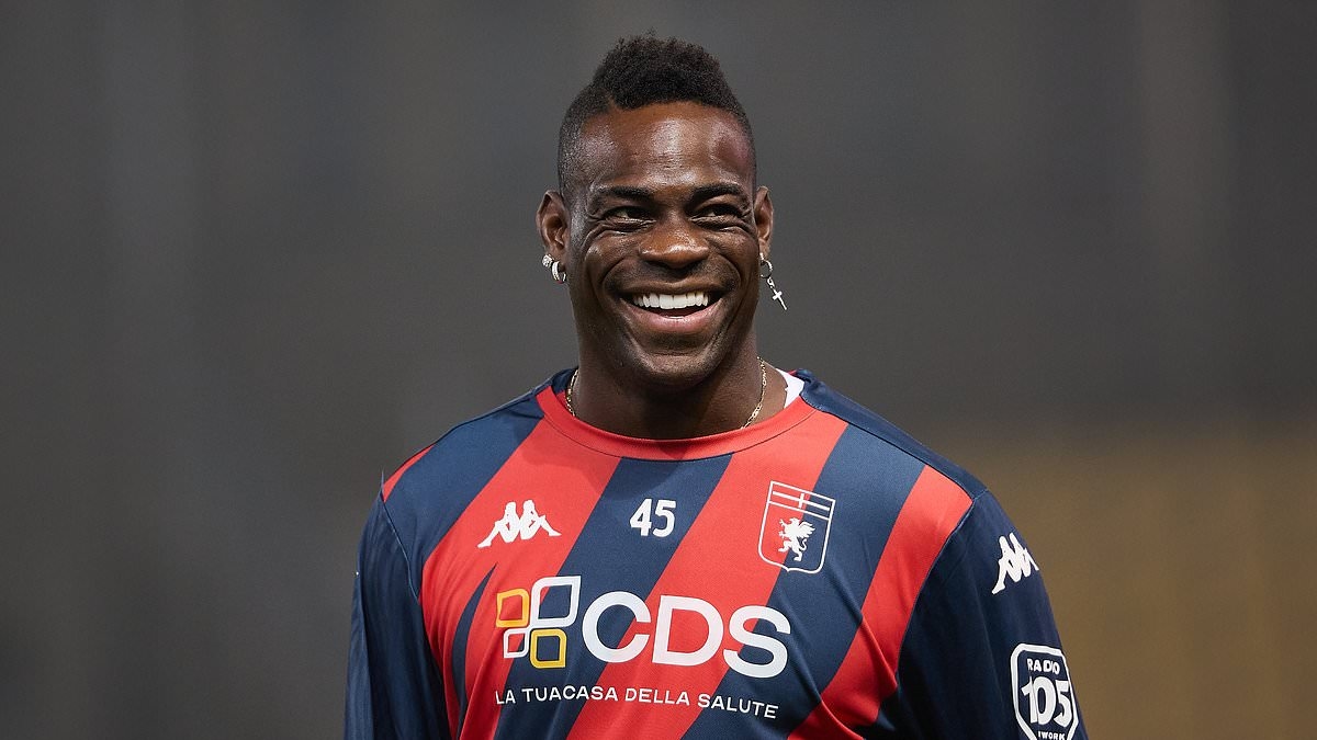 Former Premier League star Mario Balotelli 'set to complete free transfer to Spanish third division side after falling out of favour at Genoa'