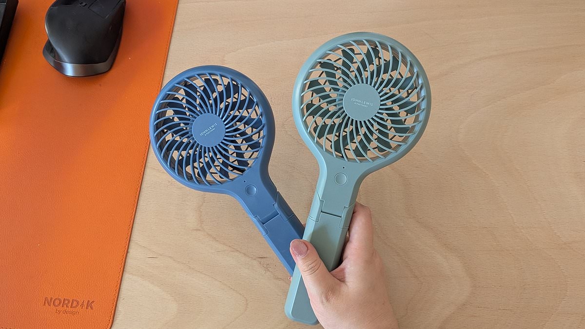 The viral £12 tiny fan that's quite literally saved my life this summer - and other hand-held fans you NEED as temperatures continue to soar in the UK