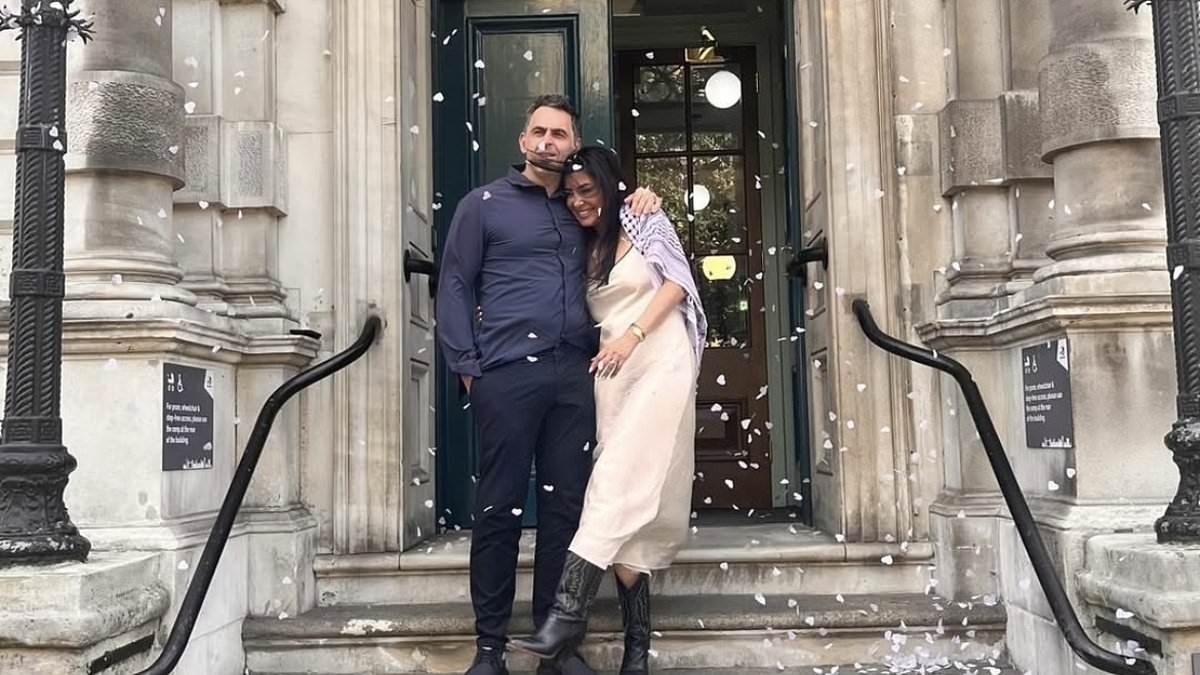 Ronnie O'Sullivan and Laila Rouass' tumultuous on-and-off again 14-year love story - as they finally tie the knot following major split ten months ago