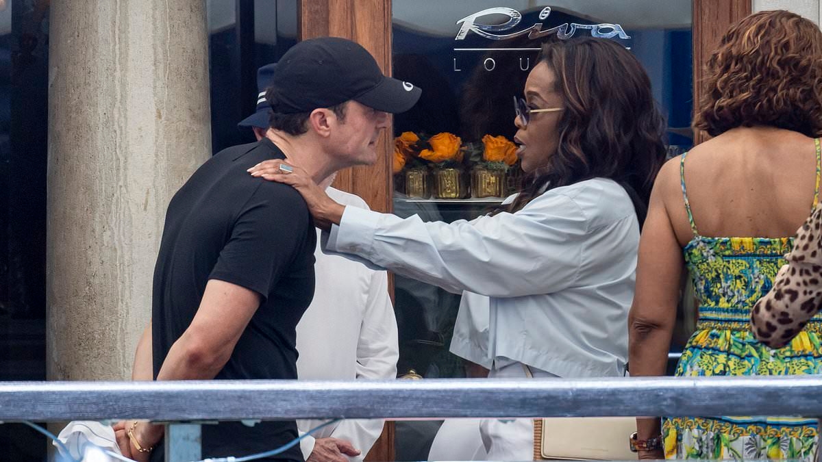Orlando Bloom treated to one of Oprah Winfrey's legendary pep talks at Bezos wedding amid Katy Perry split