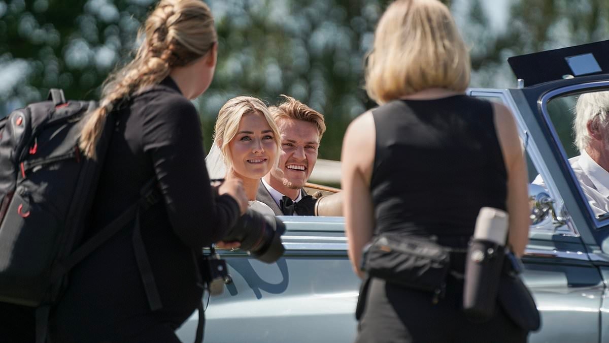 Arsenal star Martin Odegaard to take legal action against two publications - just days after his wedding descends into chaos as photographer is dragged AWAY by security guards