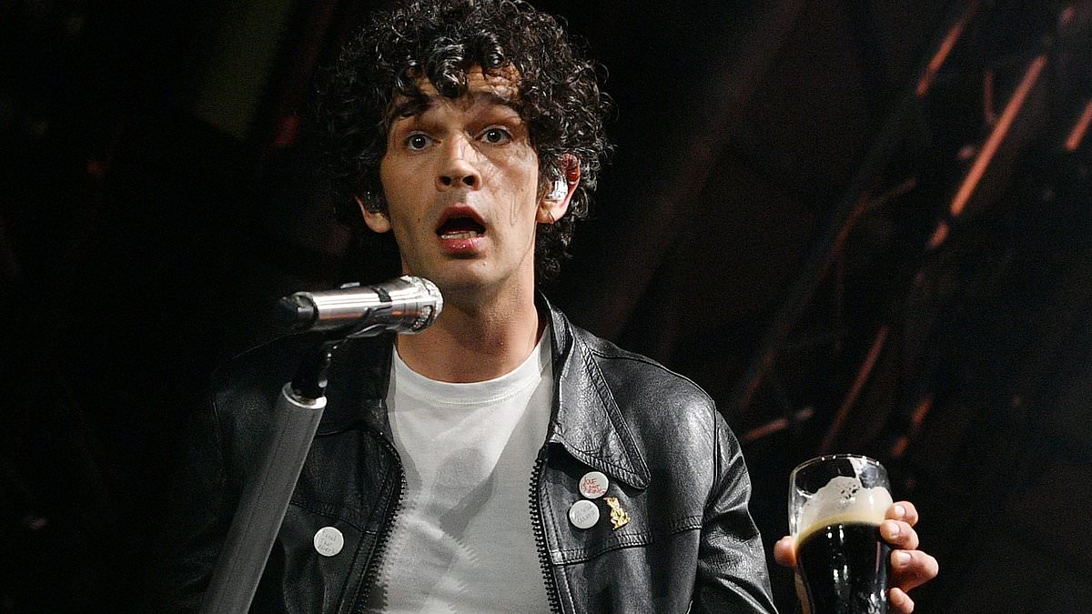 Glastonbury headliners The 1975 leave fans divided over 'bland' set as they brand pint-supping frontman Matty Healy 'insufferable'