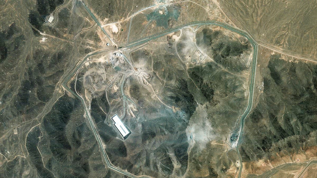 Startling new satellite pictures show secret activity at Iranian nuclear site that the US bombed to pieces