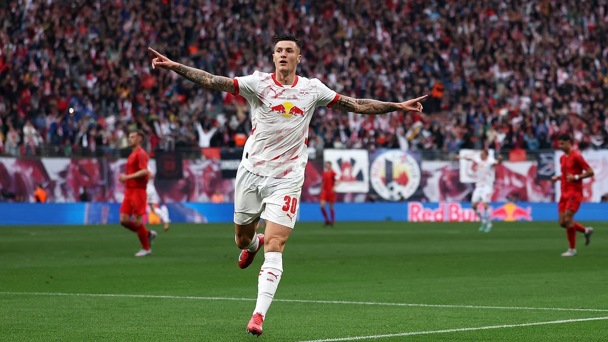Revealed: How much Arsenal will have to pay for top striker target Benjamin Sesko after RB Leipzig 'drop price' for Slovenian star