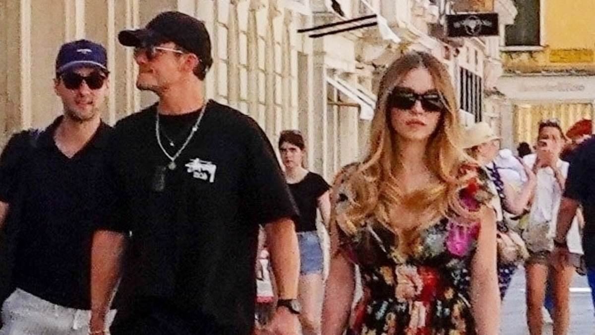 Orlando Bloom, 48, and Sydney Sweeney, 27, enjoy a stroll through sun-soaked Venice together the morning after star-studded Jeff Bezos and Lauren Sanchez wedding