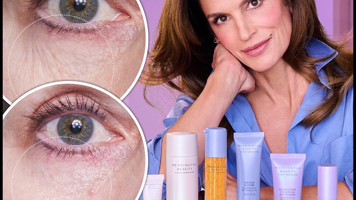 Get supermodel skin with 25% off Cindy Crawford's anti-aging serum that sells every MINUTE - and snag $128 worth of free gifts, too