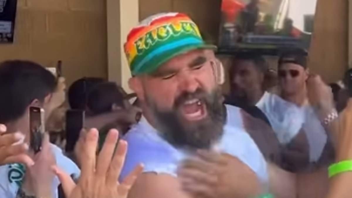 NFL fans hail 'incredible' Jason Kelce over $1million charity gesture after Eagles legend's Speedo dance