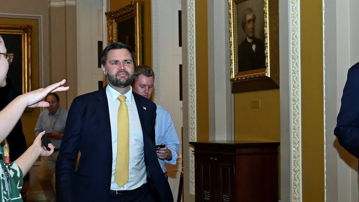 Trump's Big Beautiful Bill on the brink as JD Vance is rushed to Capitol to whip rebel senators