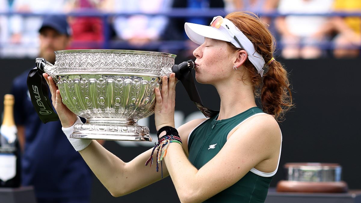 Aussie teen Maya Joint wins crucial Wimbledon warm-up tournament - while opponent was left in tears