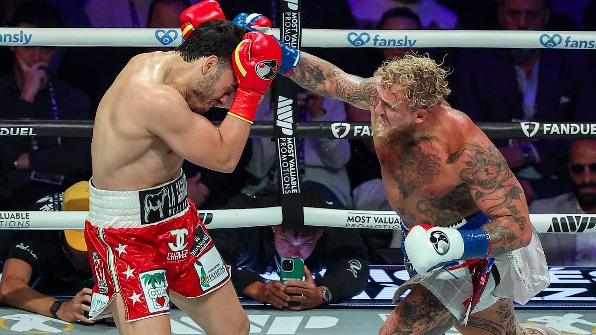 BREAKING NEWS Jake Paul dominates Julio Cesar Chavez Jr. as YouTuber-turned-boxer enjoys winning return to boxing