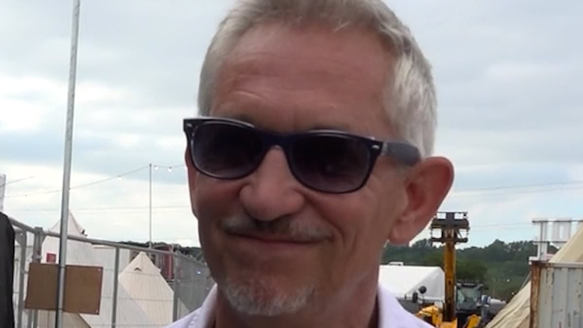 Gary Lineker reopens war of words with the BBC, accusing it 'of having an agenda', before telling Glastonbury crowd 'Free Palestine'