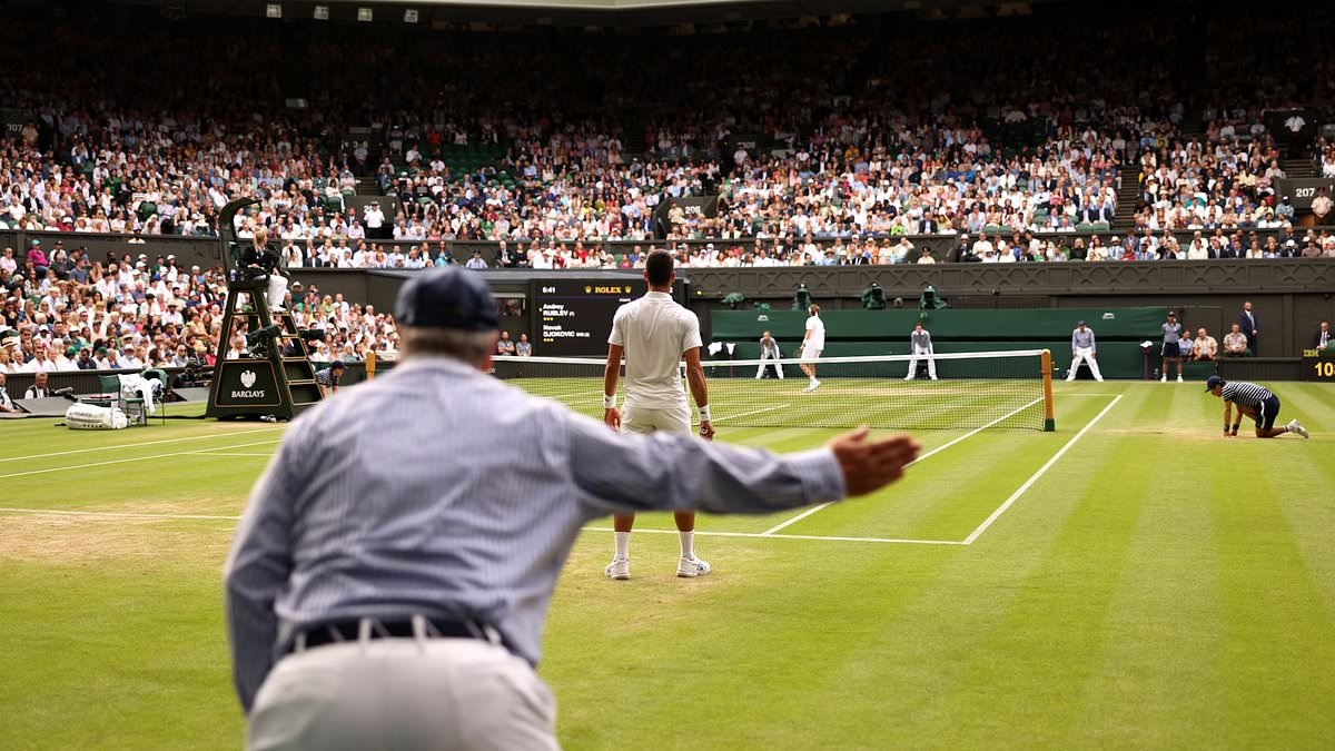 Welcome to Wimbledon in the AI age: Iconic line judges controversially make way for technology for the first time in 147 years - but expert warns 'drama will be lost'