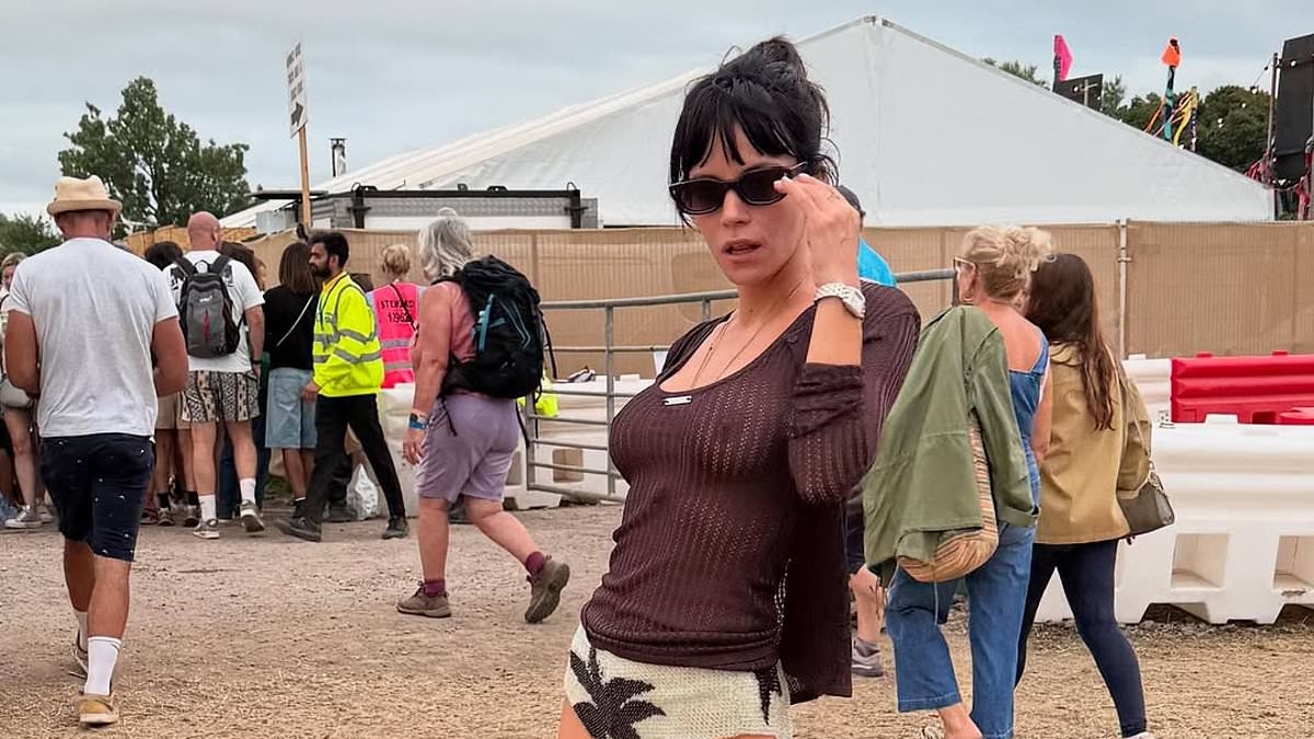 Lily Allen shares Glastonbury snaps as she reveals her surprise performance during wild weekend with pals at music festival