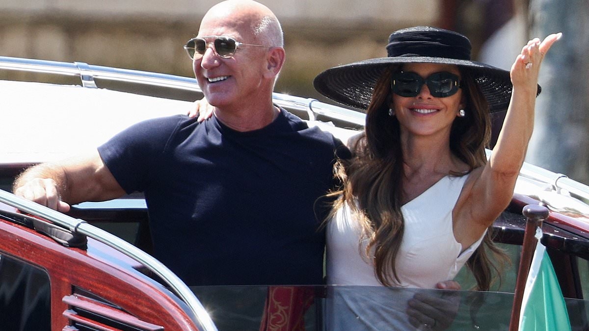 EXCLUSIVE Lauren Sanchez and Jeff Bezos rumoured to be setting sail for 'the White Lotus Four Seasons San Domenico Palace in Sicily' after their £40m three-day wedding celebrations in Venice