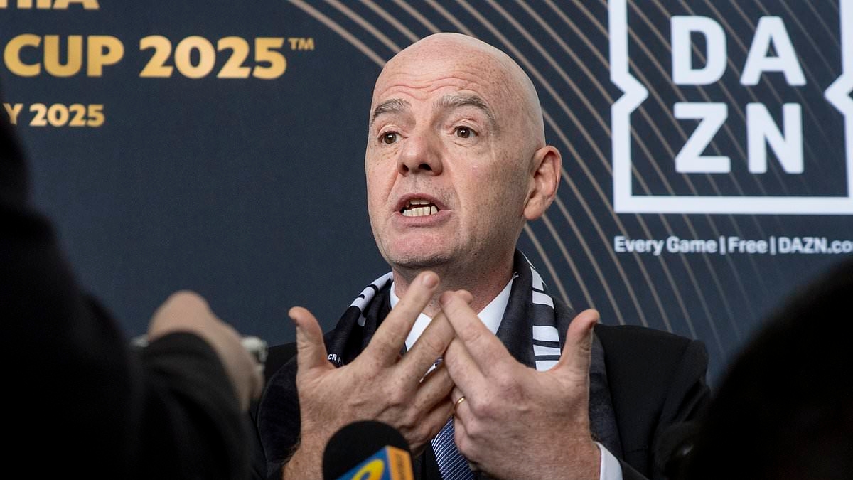 Players' union accuse Gianni Infantino of overseeing 'MASSACRE' of player welfare from his 'ivory tower' as they launch scathing attack at Club World Cup